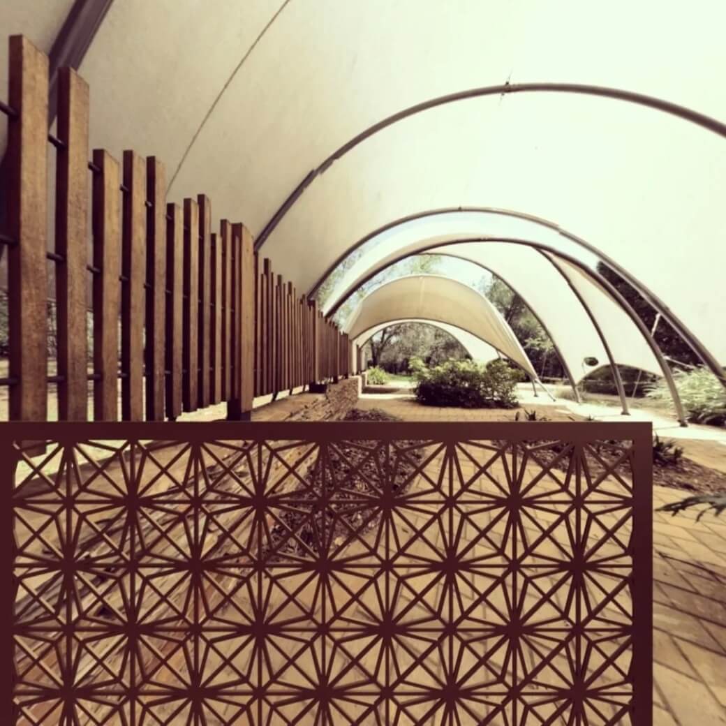 Maintenance-free No Dig Fence & Bike Shelter with Unique Design